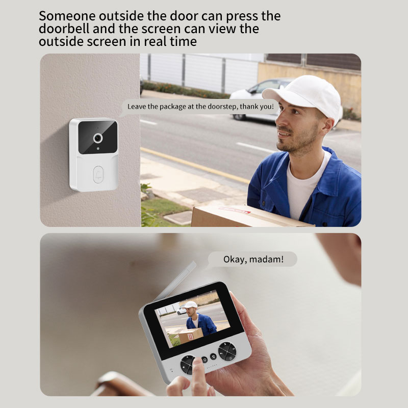 4.3'' Night Vision Video Doorb - Smart Home Video Doorbell review and price