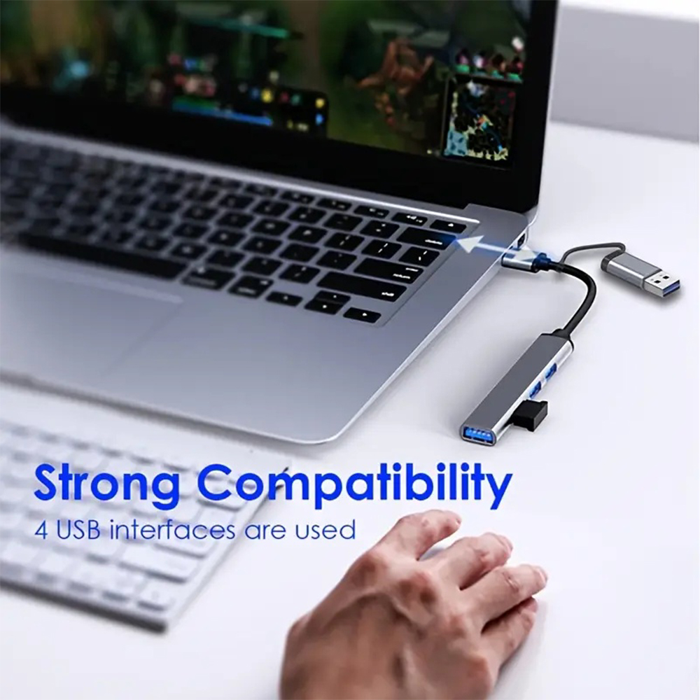 4-in-2 multi-port splitter USB - Smart Home Hub 2 review and price