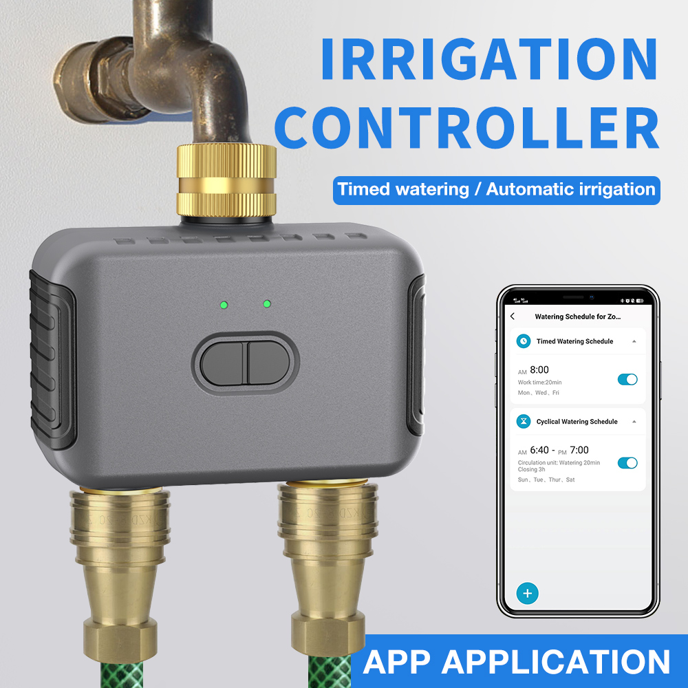 Tuya 2 Zone Watering Timer Gar - Smart Home Devices review and price