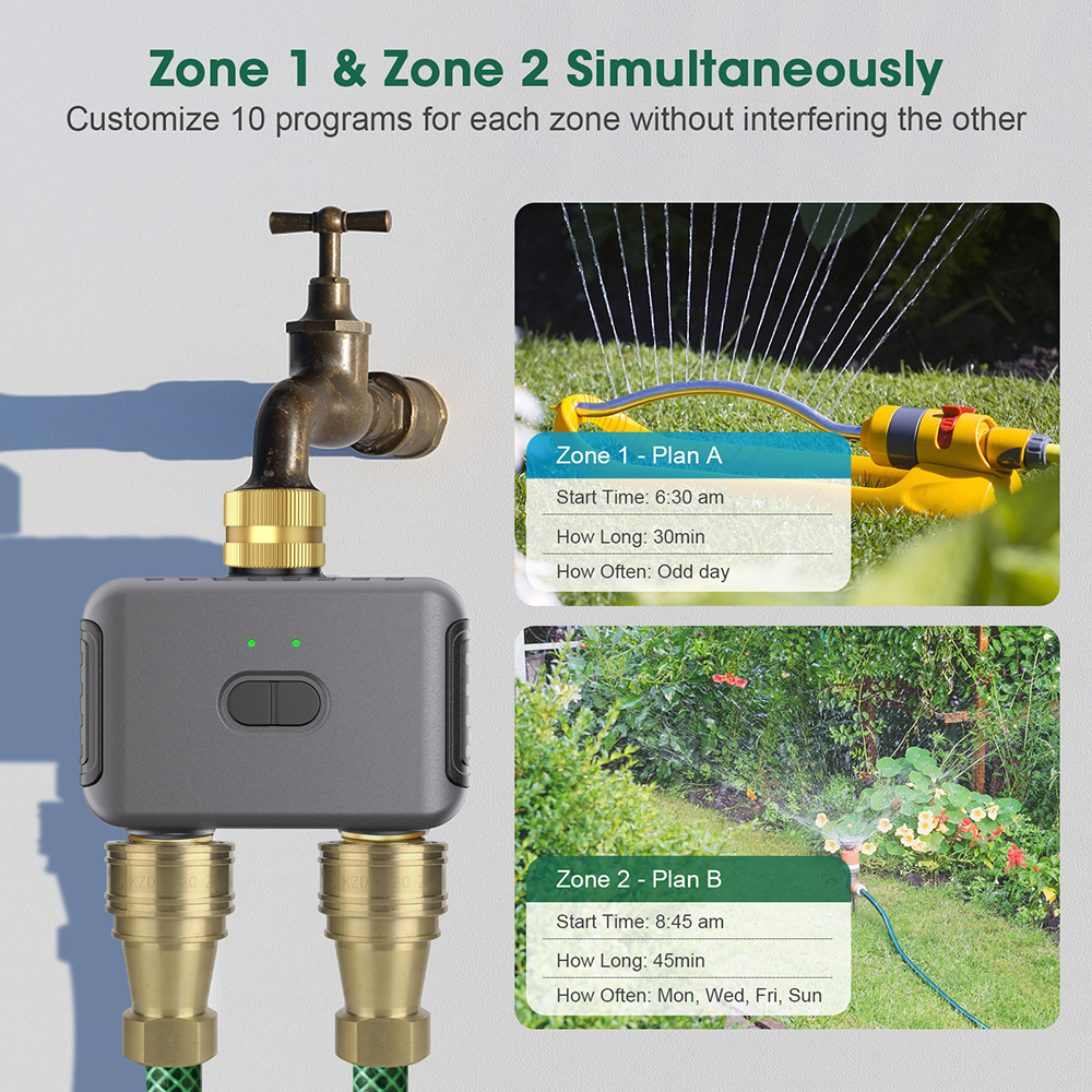 Tuya 2 Zone Watering Timer Gar - Smart Home Devices review and price