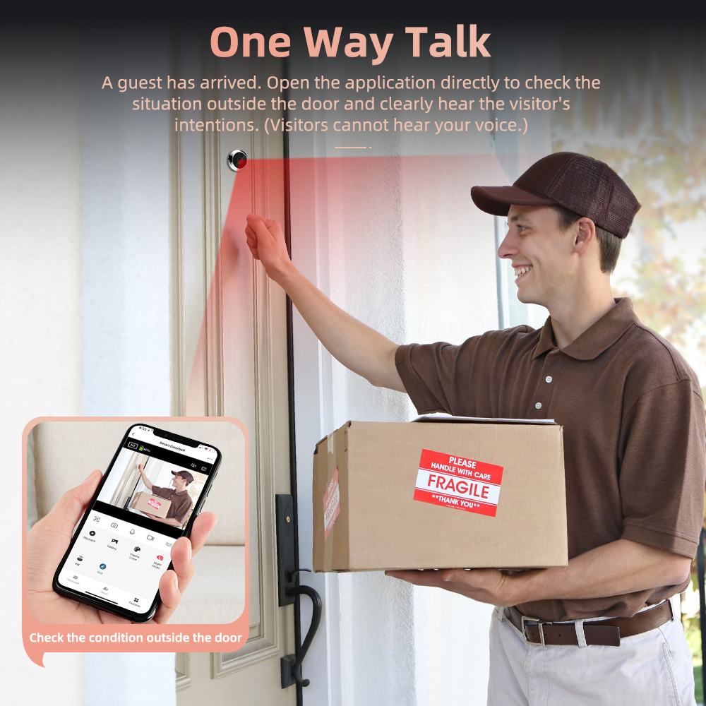 4.3 Inch Tuya Smart Home WiFi  - Smart Home Video Doorbell review and price