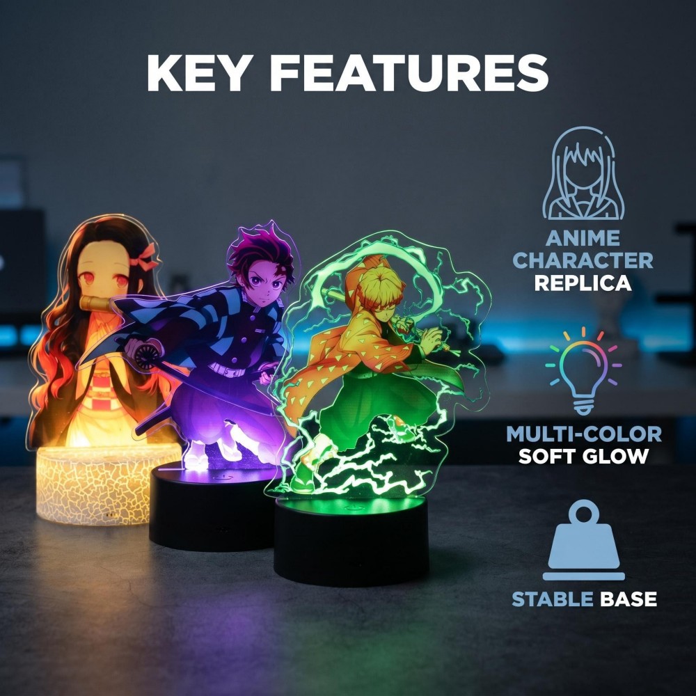 Anime Figure Tanjiro Merch 3D  - Smart Night Light review and price
