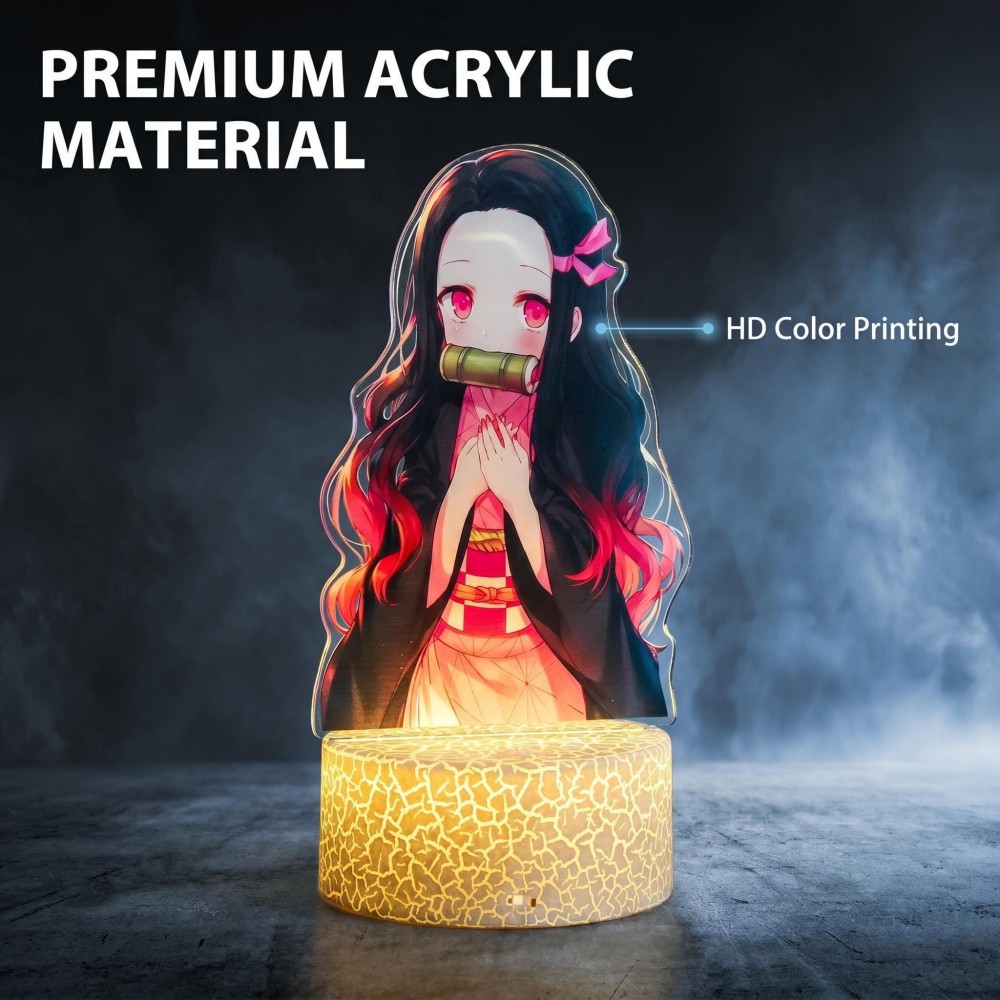 Anime Figure Tanjiro Merch 3D  - Smart Night Light review and price