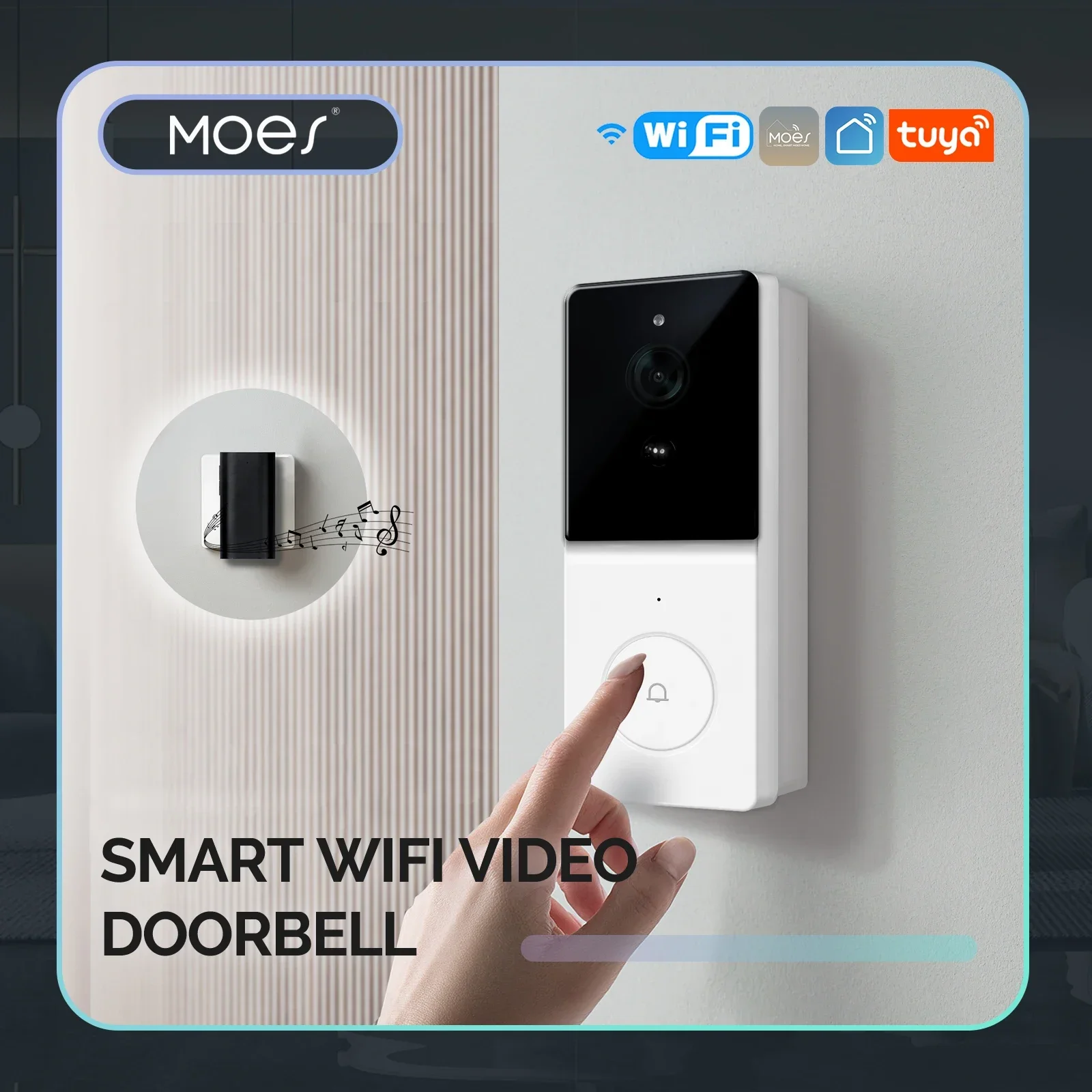 MOES Tuya Smart WiFi Video Doo - Smart Home Video Doorbell review and price